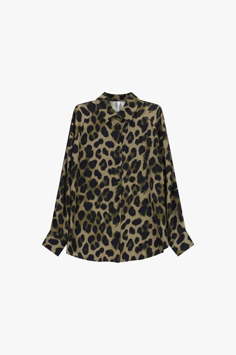 CAMICIA STAMPA ANIMALIER CON BOTTONI REGULAR-FIT