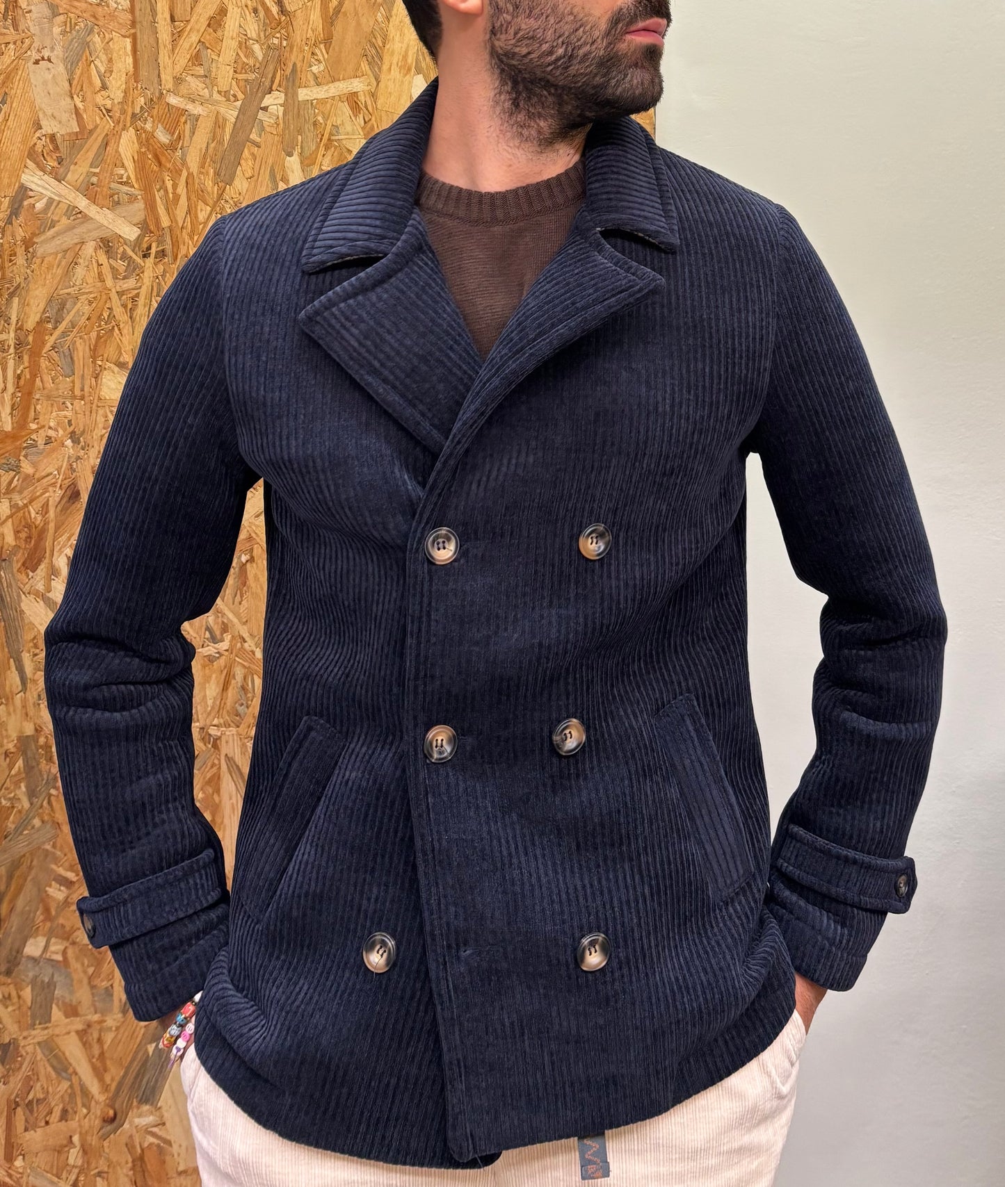 CAPPOTTO DOPPIO PETTO A COSTE