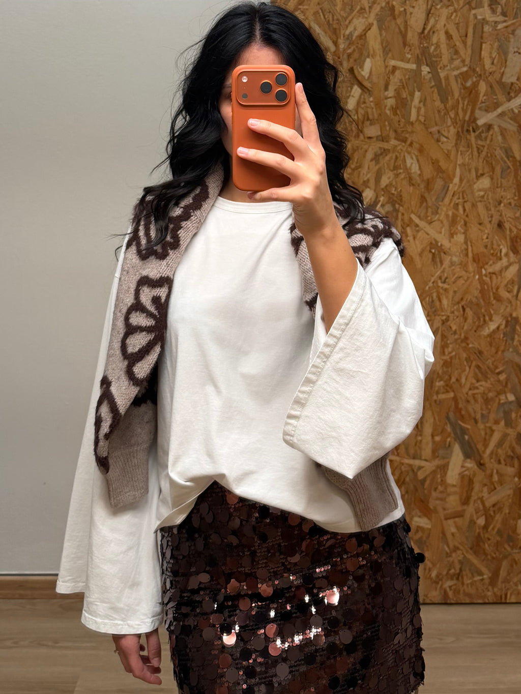MAGLIA MANICA A TRAPEZIO