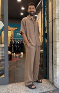 CAMICIA A MANICHE CORTE CON TASCA