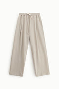 PANTALONI REGULAR-FIT VITA MEDIA CON COULISSE